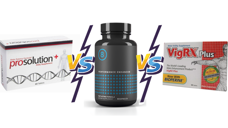 Prosolution Plus vs Performer 8 vs VigRx Plus Comparison By Digital Angel Staff